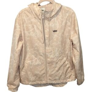 Vans Women's Peach Whip Kick Start Windbreaker Mesh Lining, Size M High Low Hem